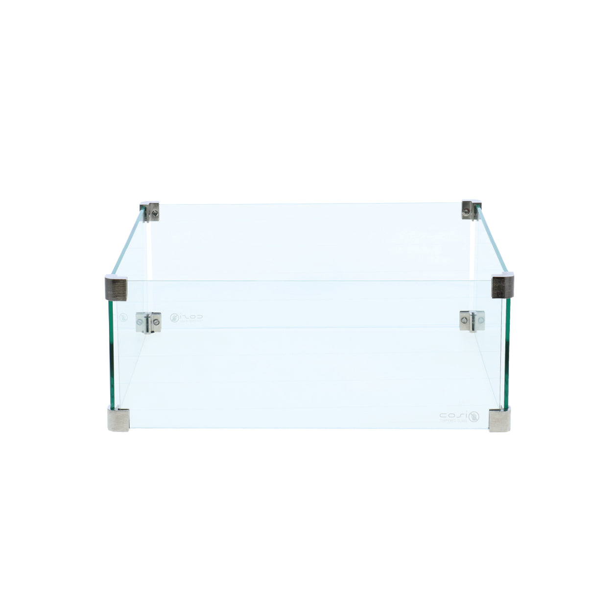 Glazen opzetranden - vierkant L