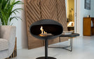 Cocoon_Aeris_Pedestal_Zwart_RVS_Vrijstaand_Bio-ethanol_handmatig_Design