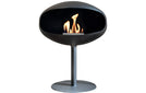 Cocoon_Aeris_Pedestal_Zwart_RVS_Vrijstaand_Bio-ethanol_handmatig_Design