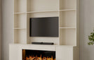 TV-meubel Malani - TV-kast met Elektrisch, Bio-ethanol haard, Maatwerk, haardmeubel, TV-wand, Decolegno, Verlichting, Nissen