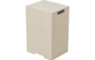 Gasfles cover creme-wit met deksel