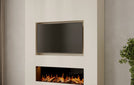 TV-meubel Coral - TV-kast met Elektrisch, Bio-ethanol haard, Maatwerk, haardmeubel, TV-wand, Decolegno, Verlichting, Nissen