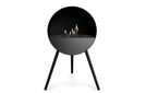 Le_Feu_Dome_Bio-ethanol_handmatig_manueel_vrijstaand_haard_zwart_wit_zilver_roségoud_mocca