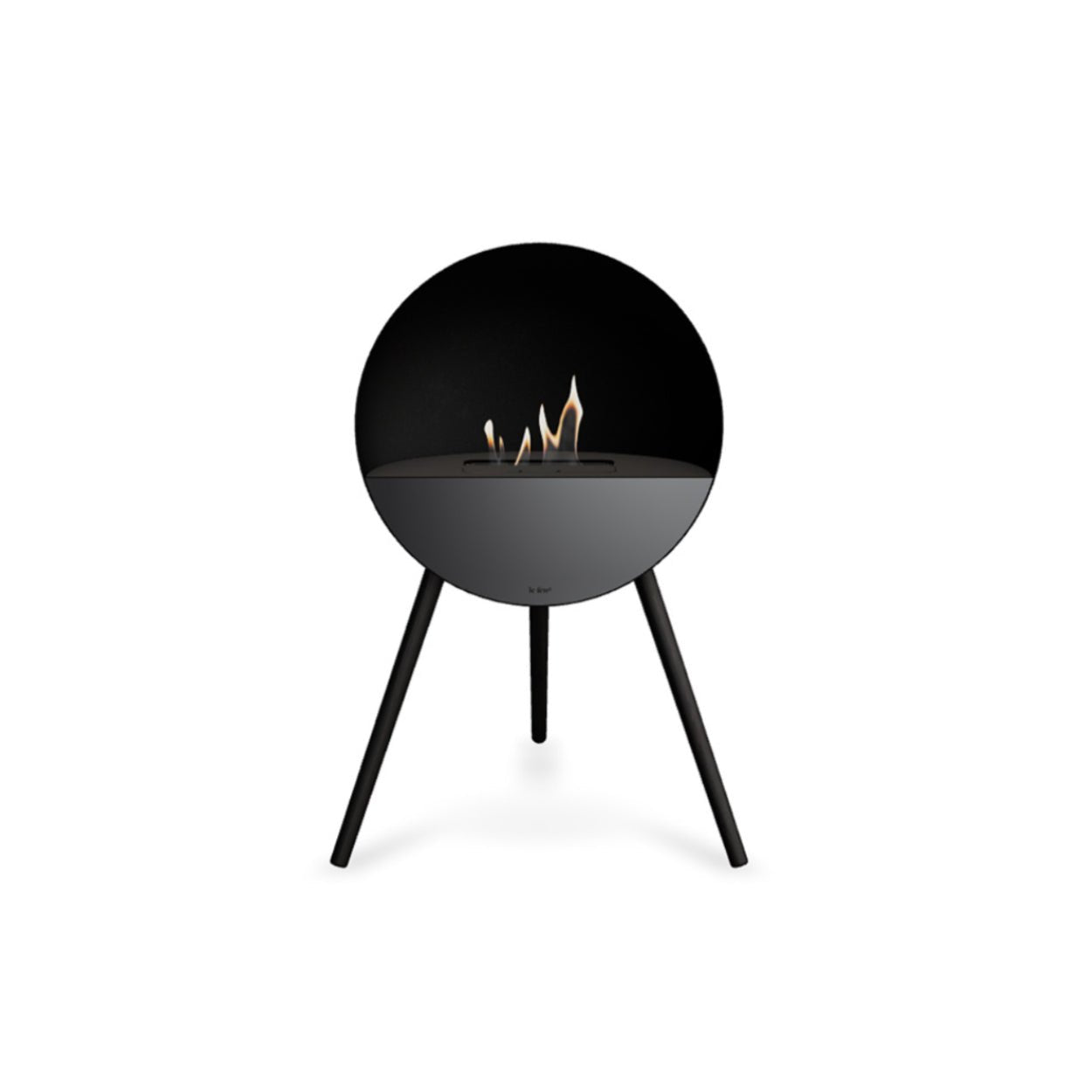 Le_Feu_Dome_Bio-ethanol_handmatig_manueel_vrijstaand_haard_zwart_wit_zilver_roségoud_mocca