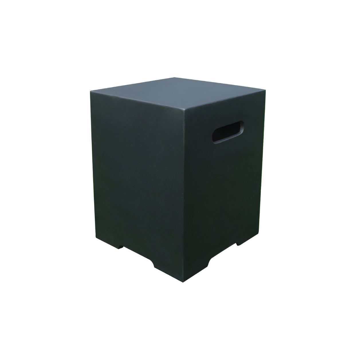 Vierkante Gasfles Cover Zwart