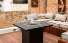 Planika_Square_Table_low_gashaard_buitenhaard_Tuintafel_tuinhaard_Terrashaard_salontafel_met_haard_gasfles