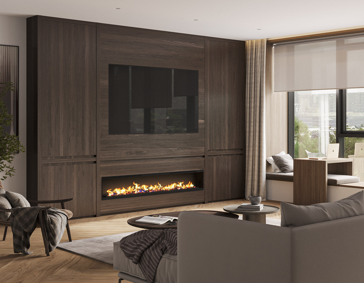 Cinewalls met dichte kasten