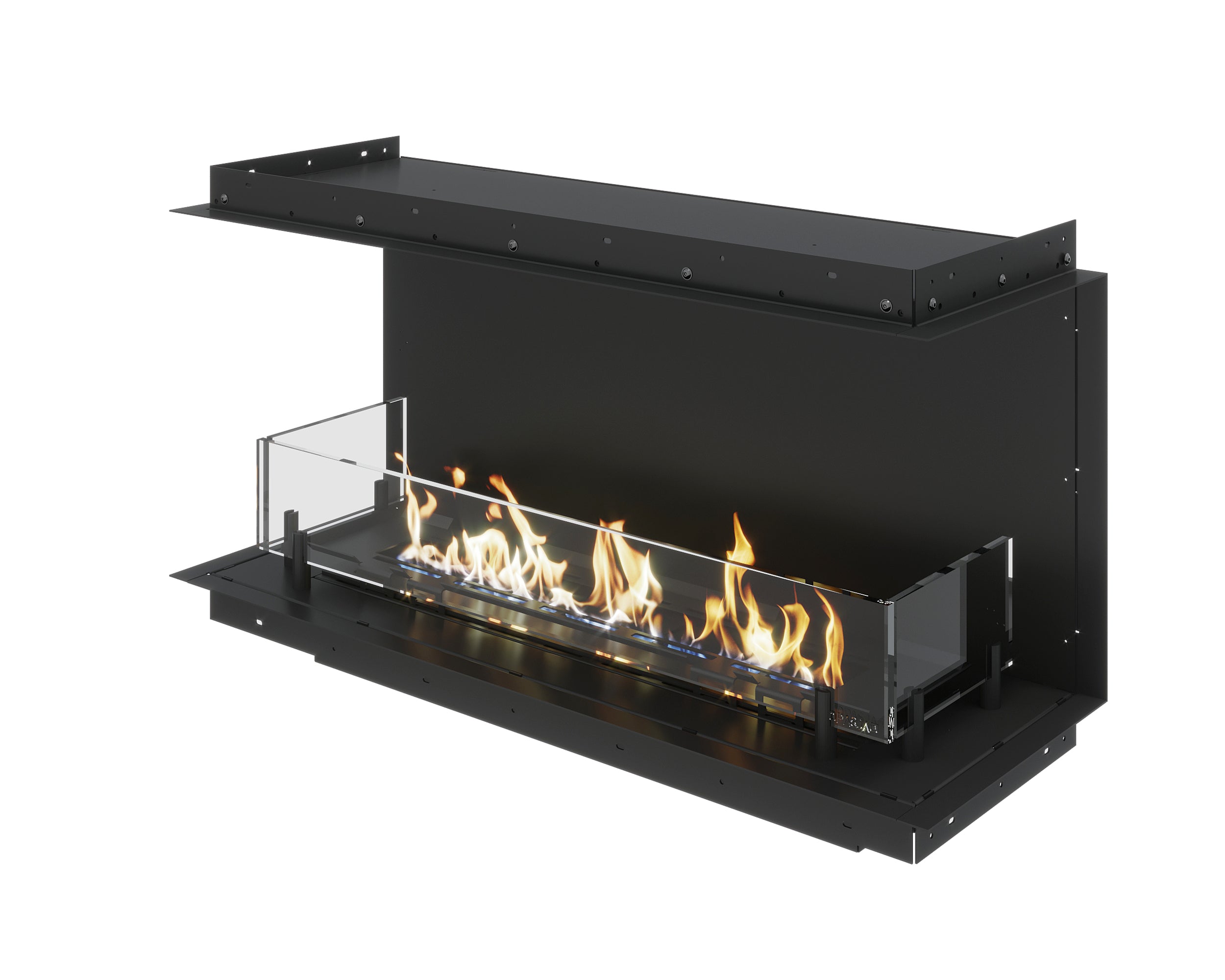 Stalen achterzijde (standaard)