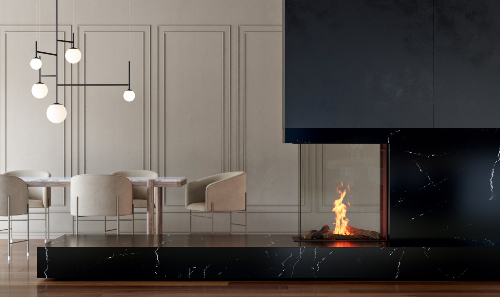 Dubbel vuurzicht voor maximale sfeer