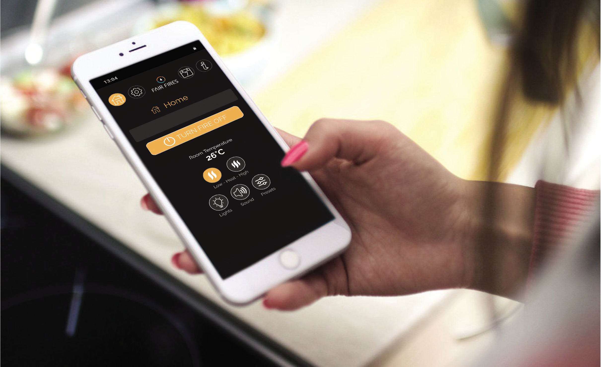 Volledige controle via app of afstandsbediening