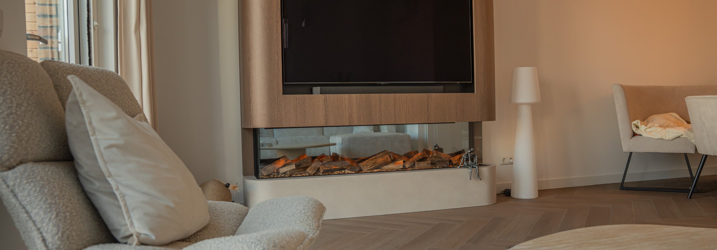 Hoe bouwt u een elektrische haard in?