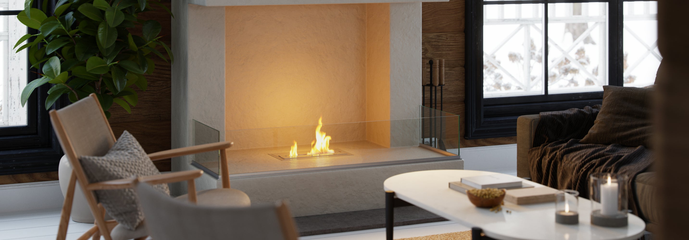 Verander uw open haard in een bio-ethanol haard!