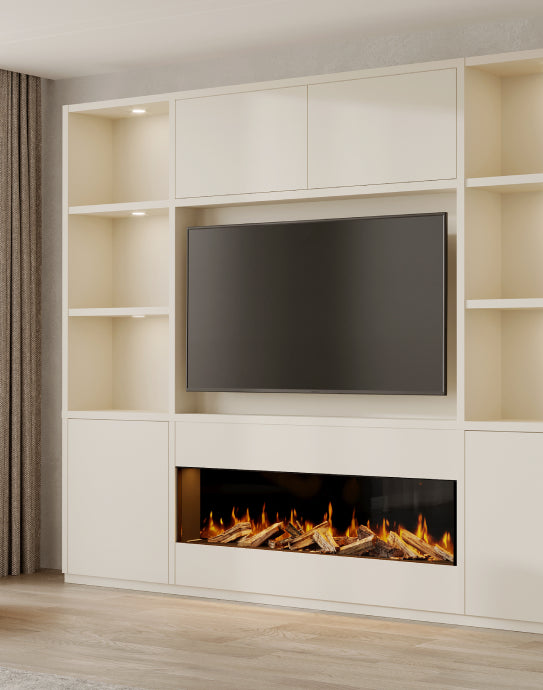 TV kasten met nissen