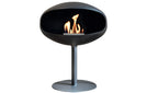 Cocoon_Aeris_Pedestal_Zwart_RVS_Vrijstaand_Bio-ethanol_handmatig_Design