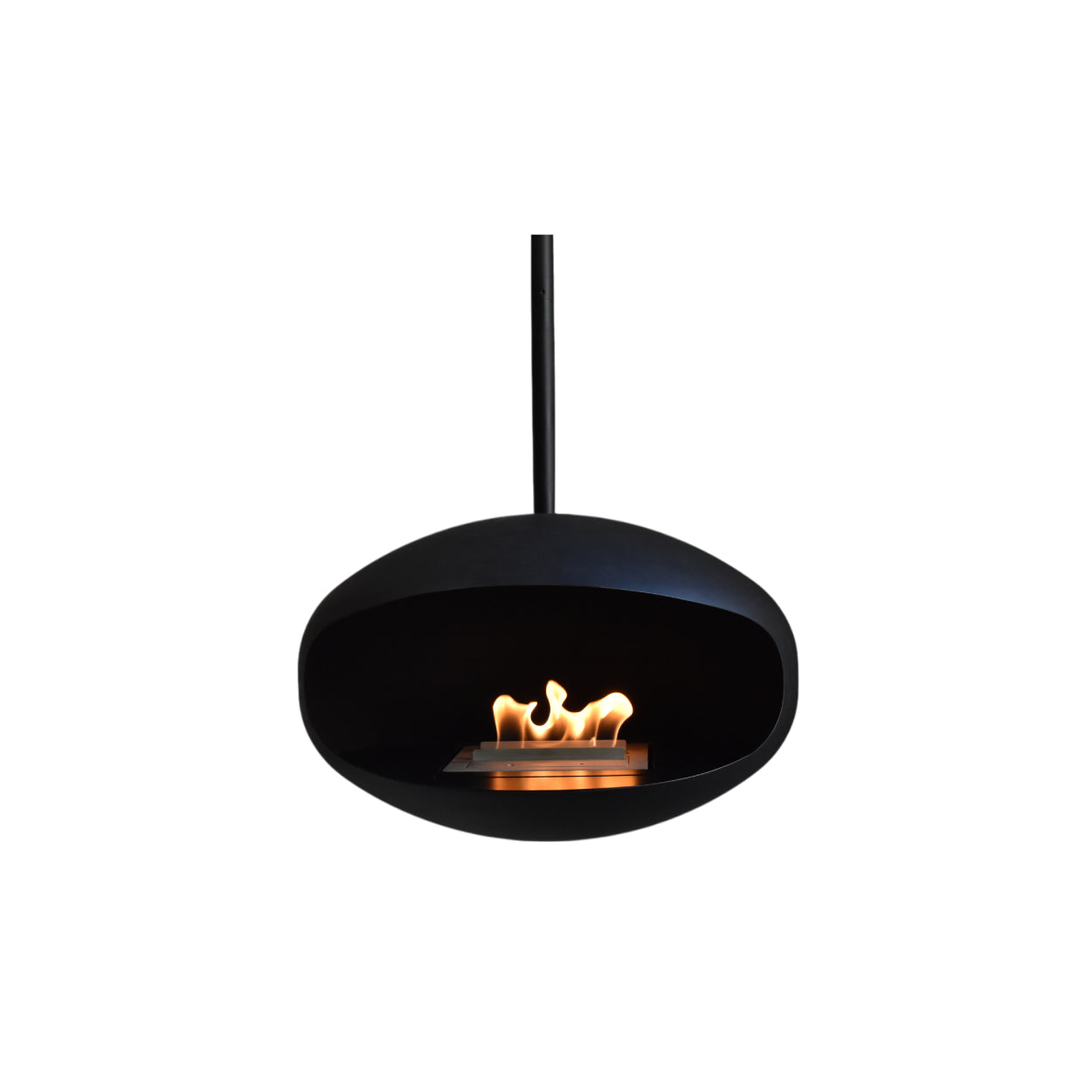 Cocoon_Fires-Aeris-Zwart_RVS_BIo-ethanol_Haard_Hanging_Plafondhaard