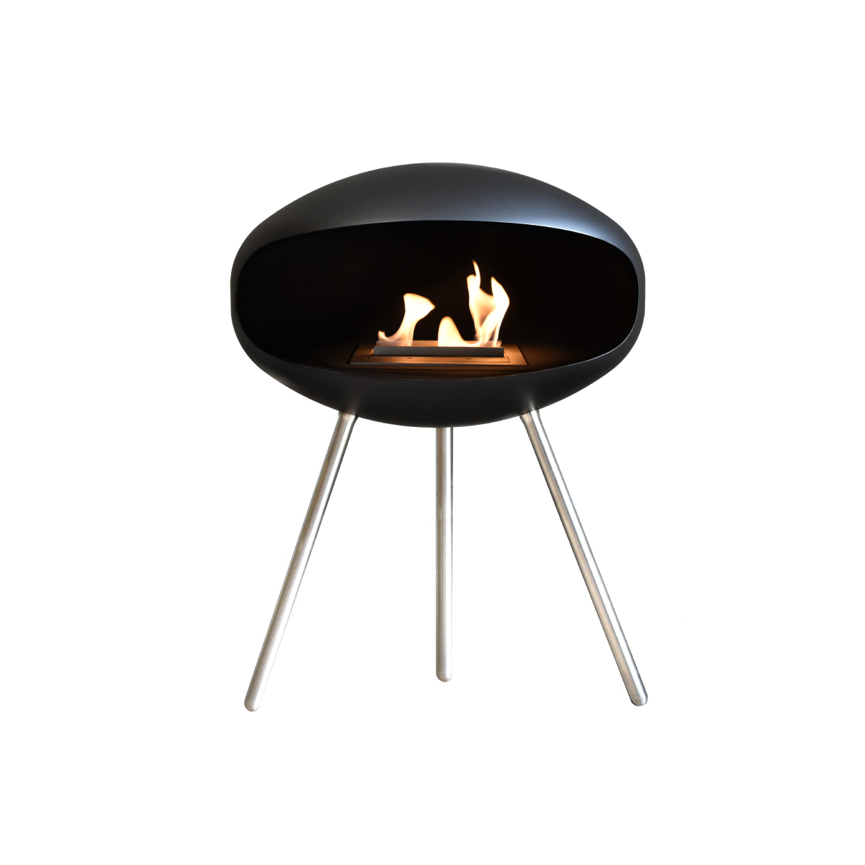Cocoon_Fires_Terra_Black_RVS_Vrijstaand_haard_Bio-ethanol_Design_Icon_Fires