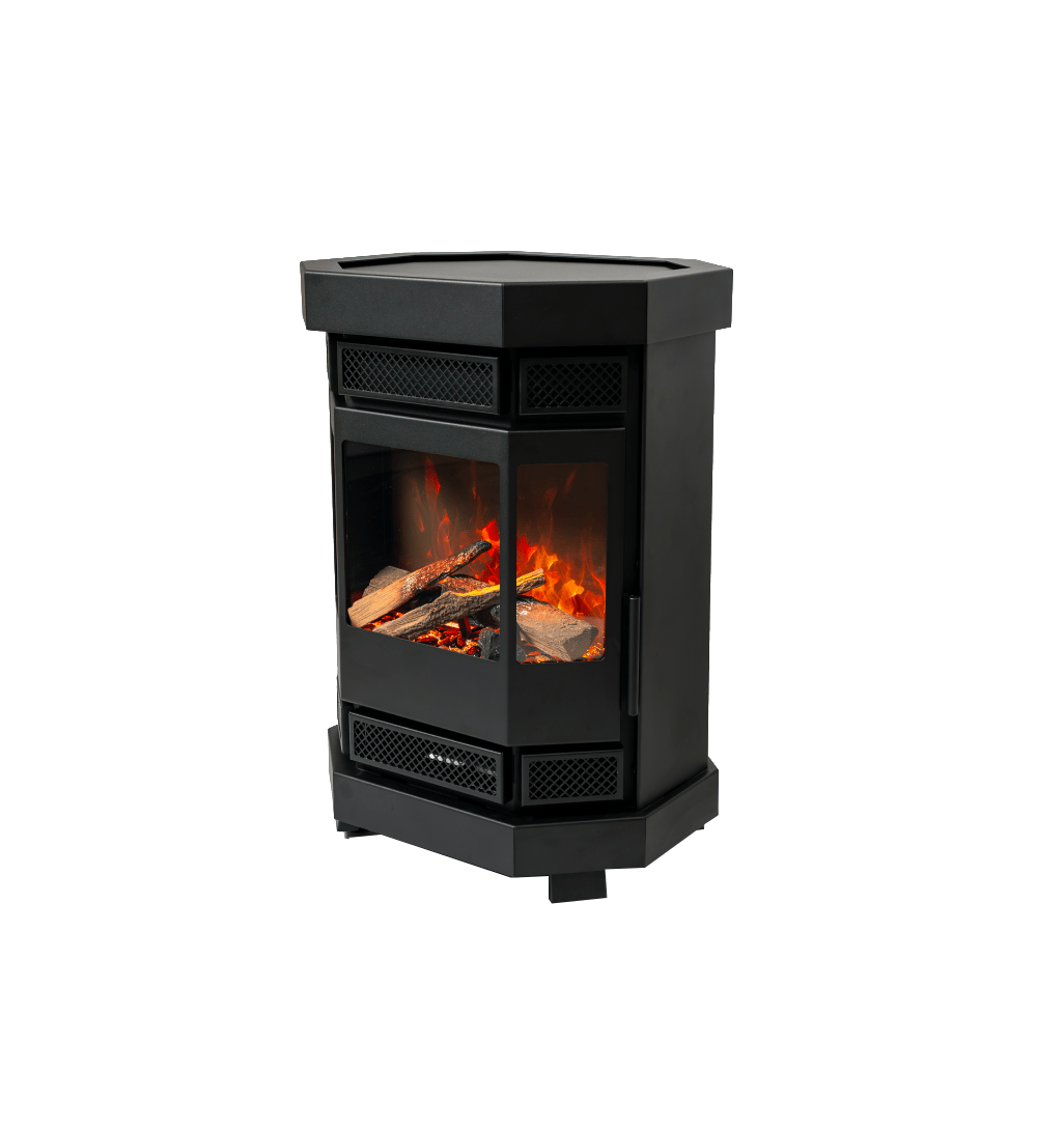 Duroflame_Batavia_E500_Waterdamp_Elektrisich_LED_Kachel_Vrijstaand_Haard_Sfeer_Warmte_Duurzaam