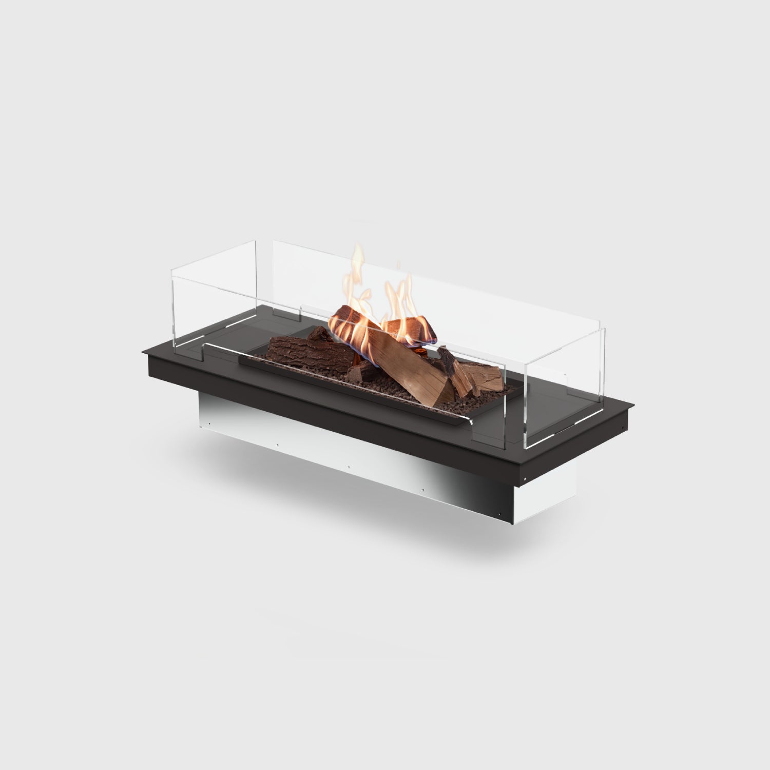 Met frame met glaswerk