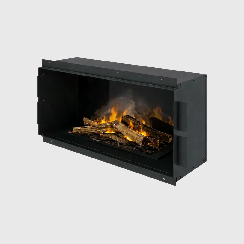 Zwarte glazen achterwand