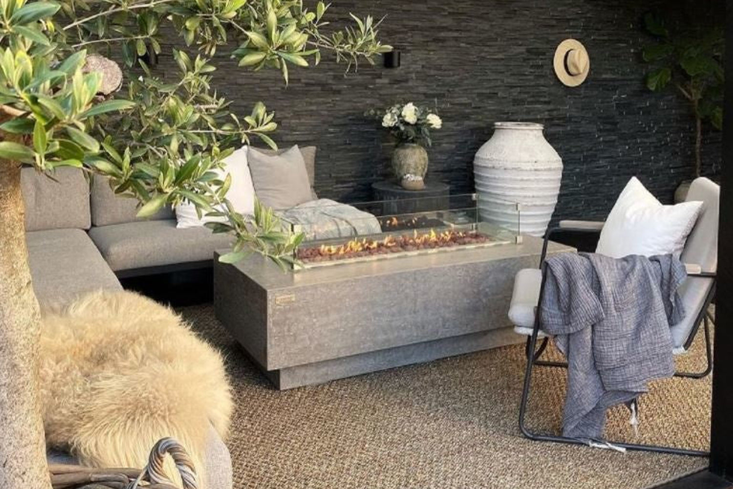 Salontafels met bio-ethanol haard