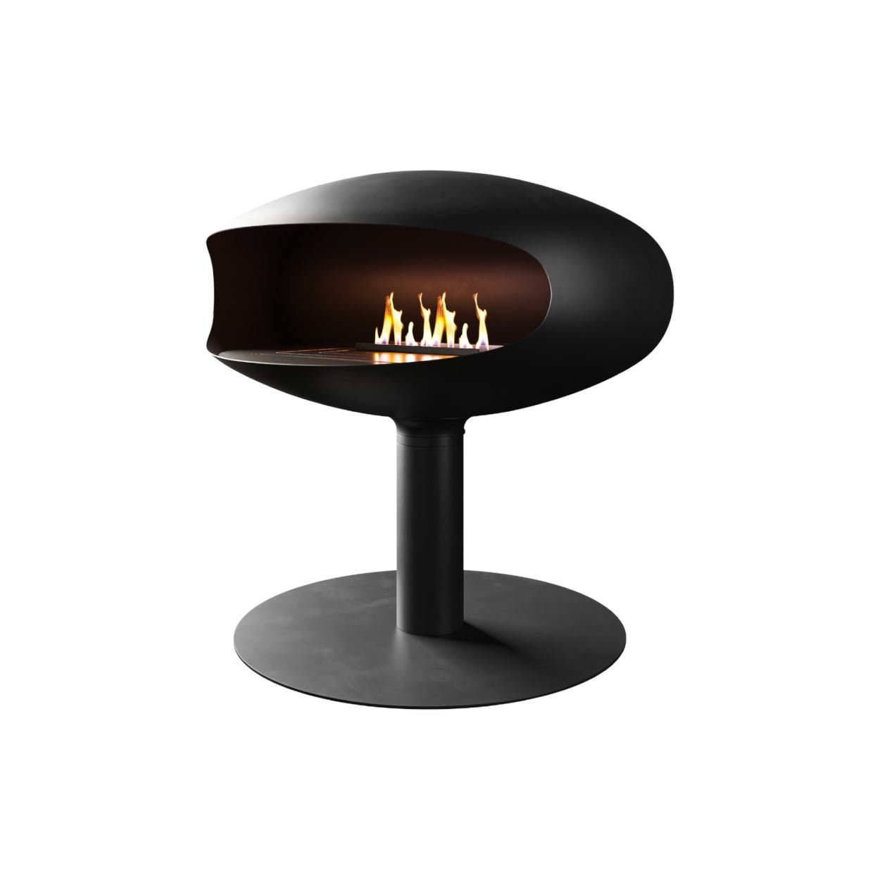 Icon Fires - Iconic 900 - Pedestal, vrijstaand bio-ethanol haard, Staal, Design