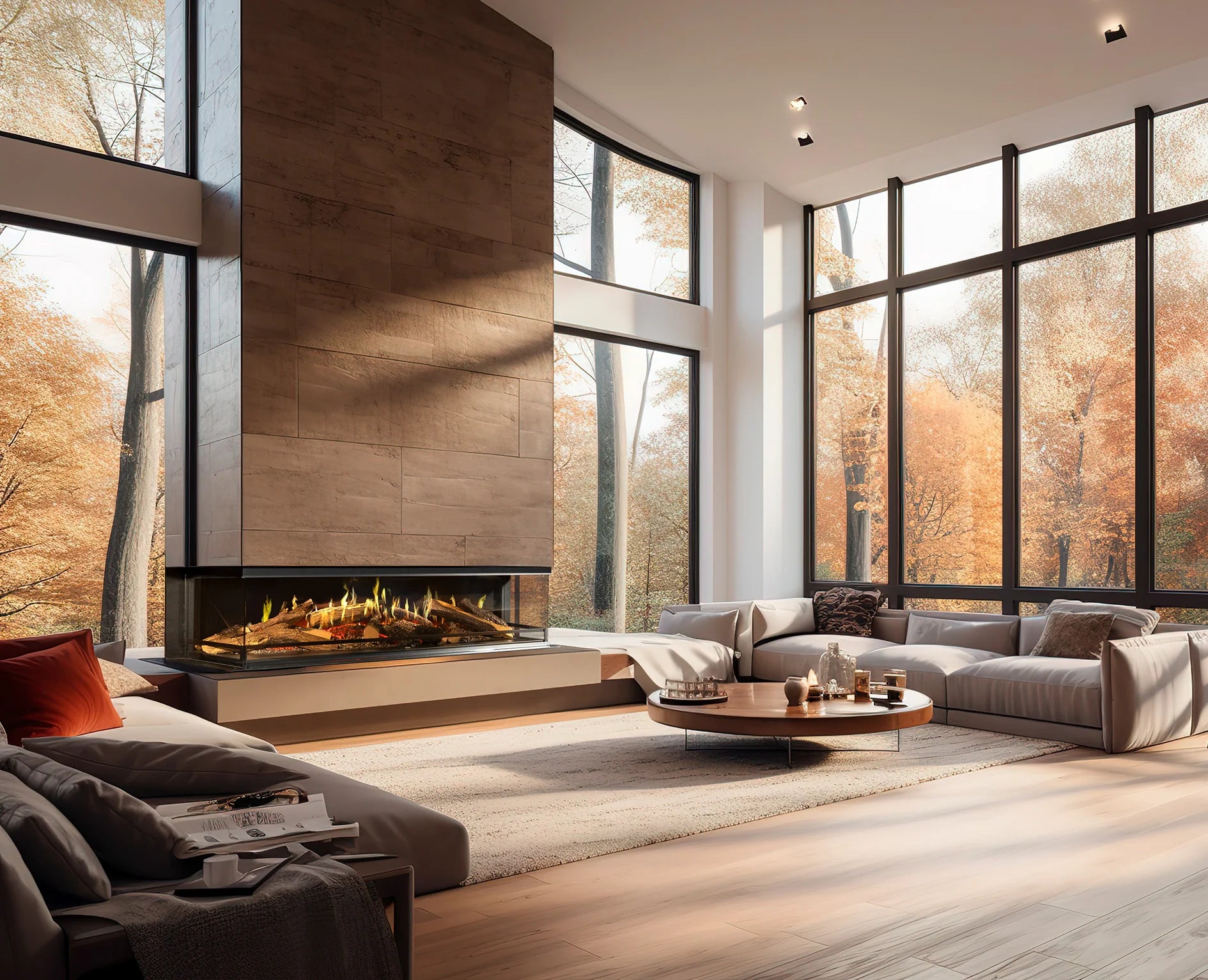 100% elektrische en duurzame haard zonder uitstoot