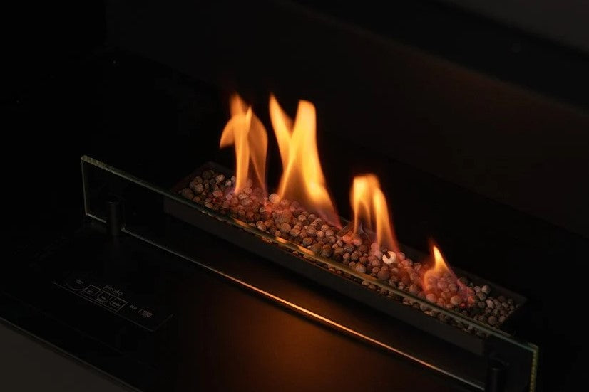 Vuurlijn zonder houtblokken