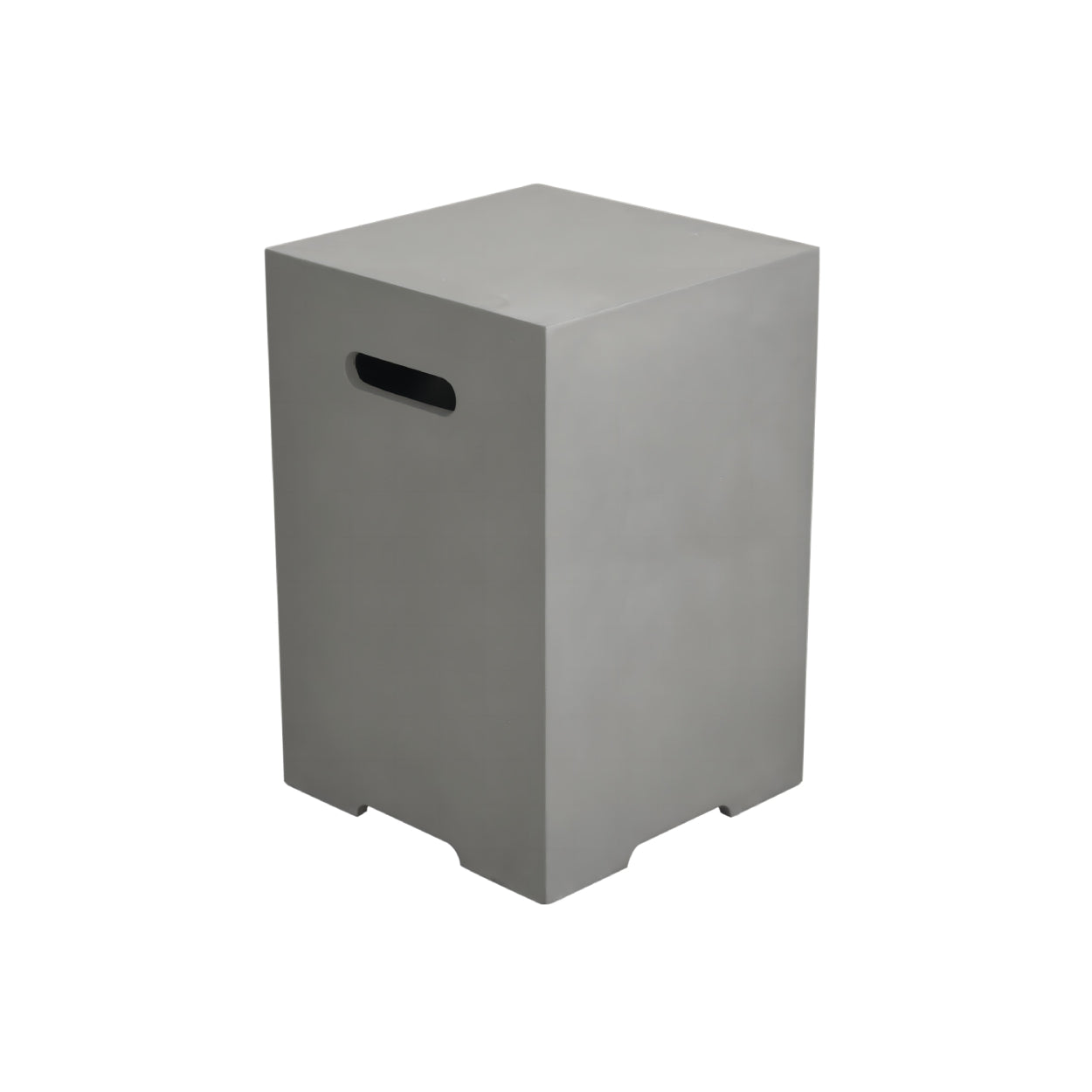 Vierkante Gasfles Cover Lichtgrijs