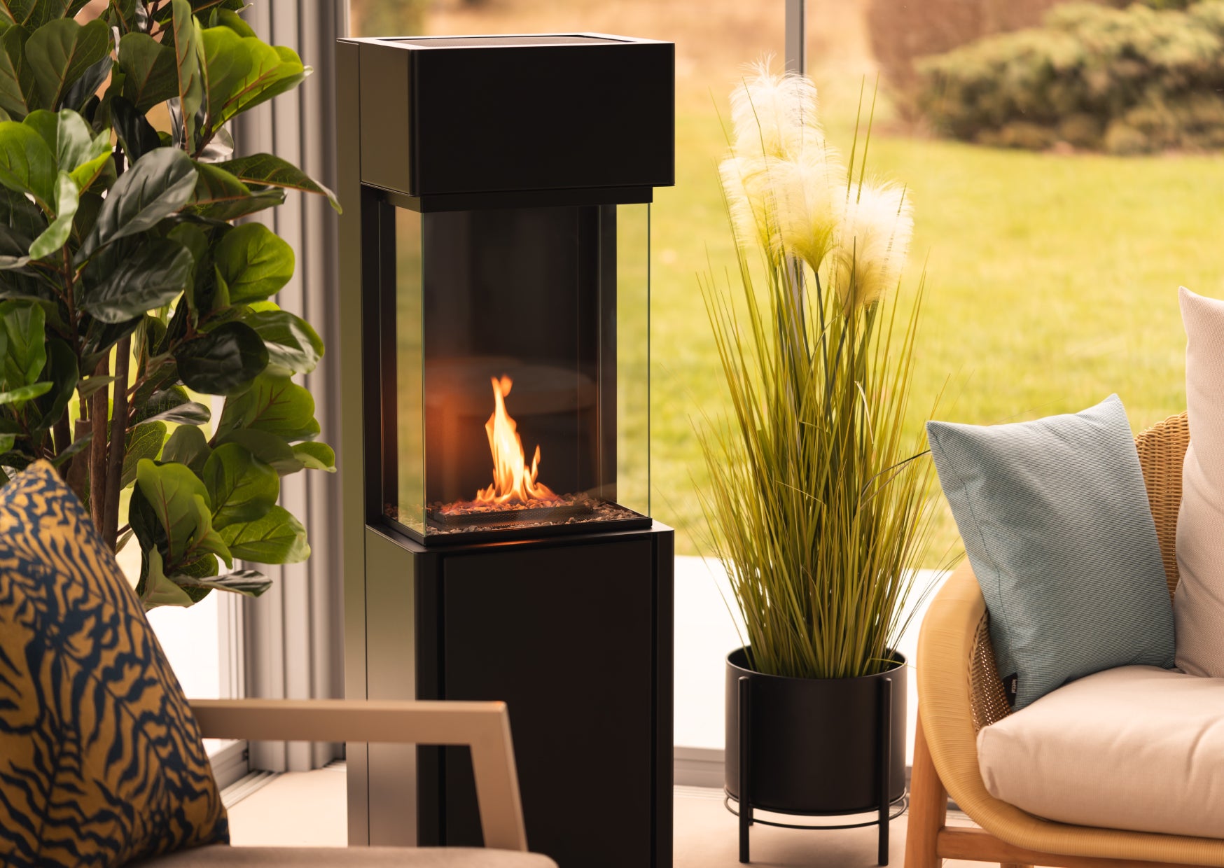 Vrijstaande bio-ethanol haarden