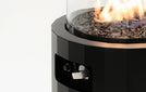 Planika_Bino_Jet_black_Silk_Grey_gashaard_vuurpilaar_terrashaard_tuinhaard_buitenhaard_terrasverwarmer_horeca_terrasheater