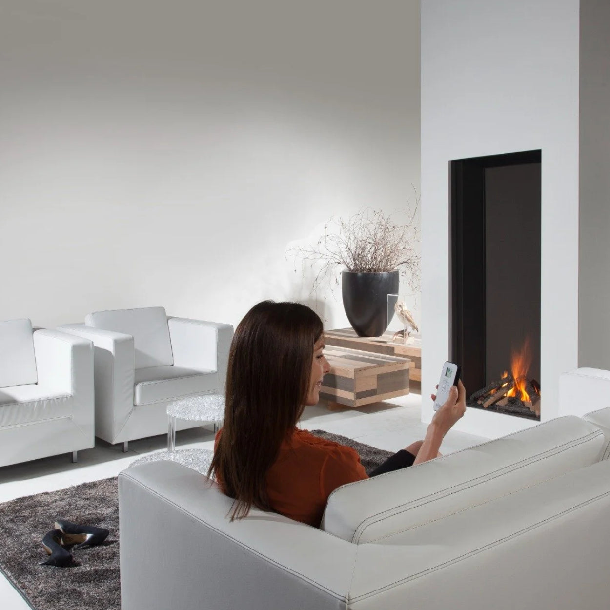 Bedienbaar met afstandsbediening en app