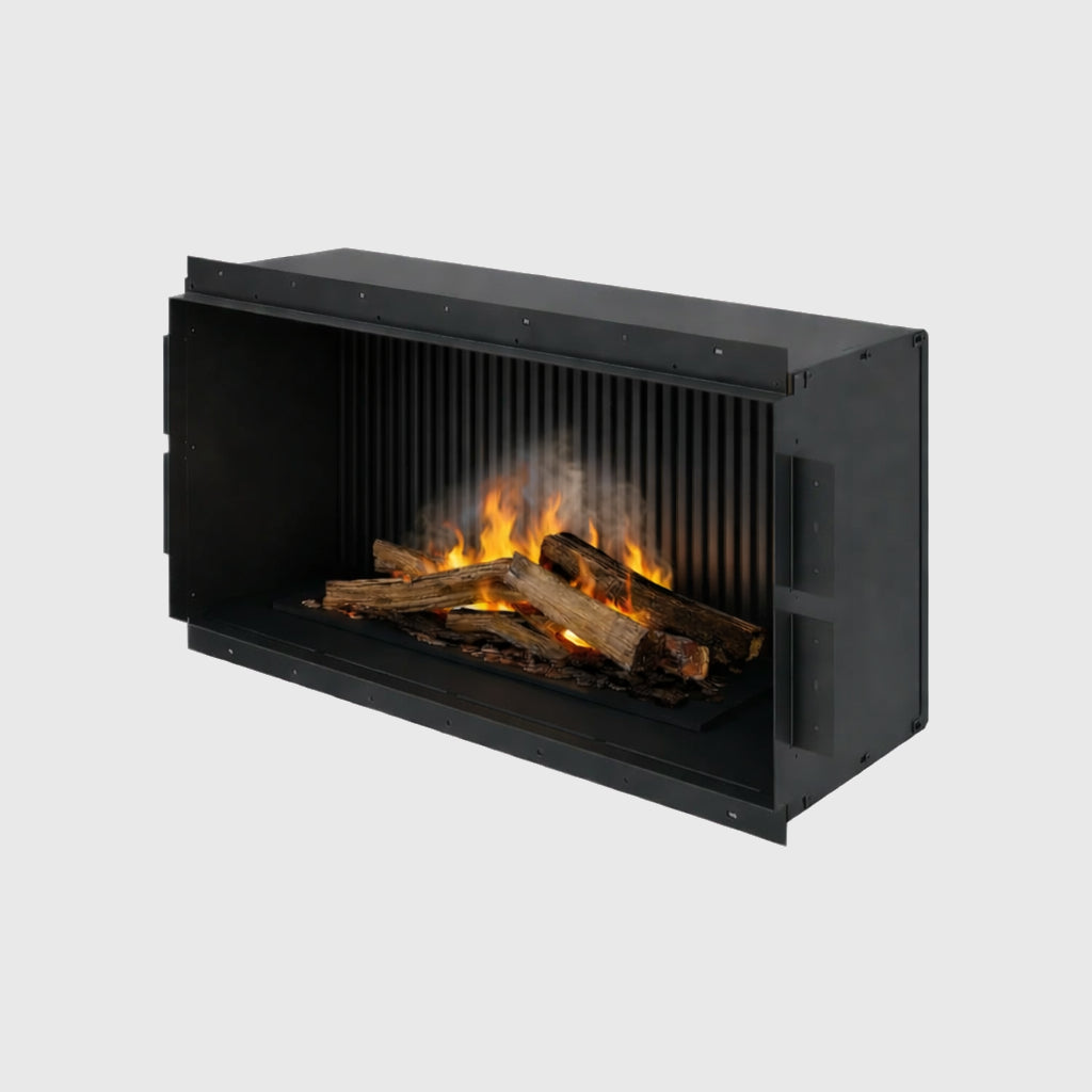 Geribbelde zwarte achterwand