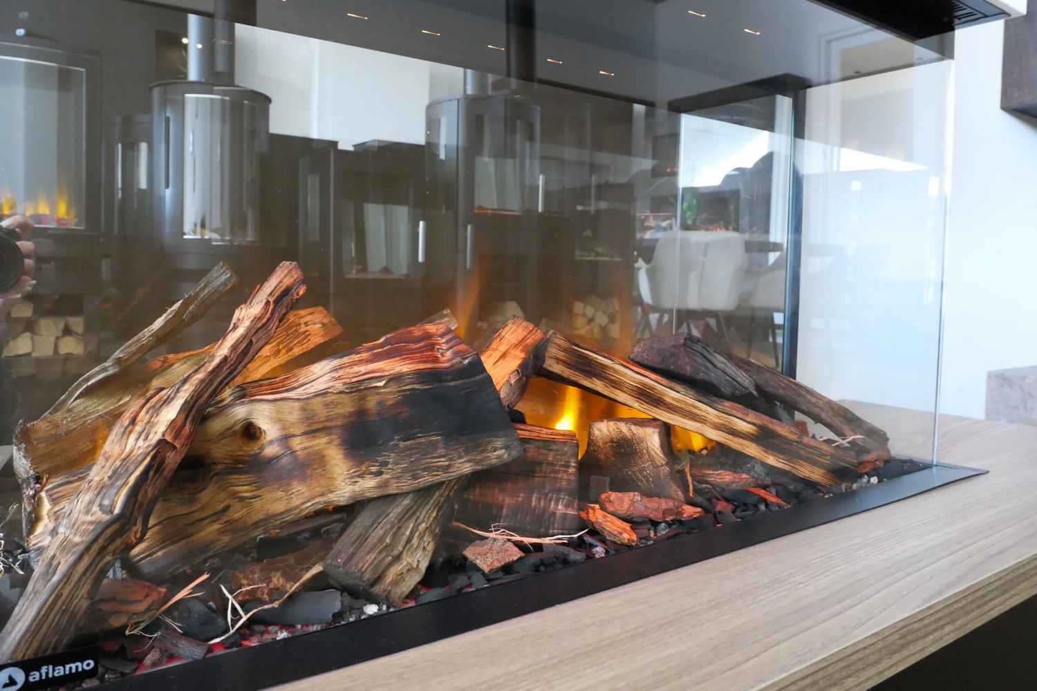 Deluxe keramische houtset (optioneel)