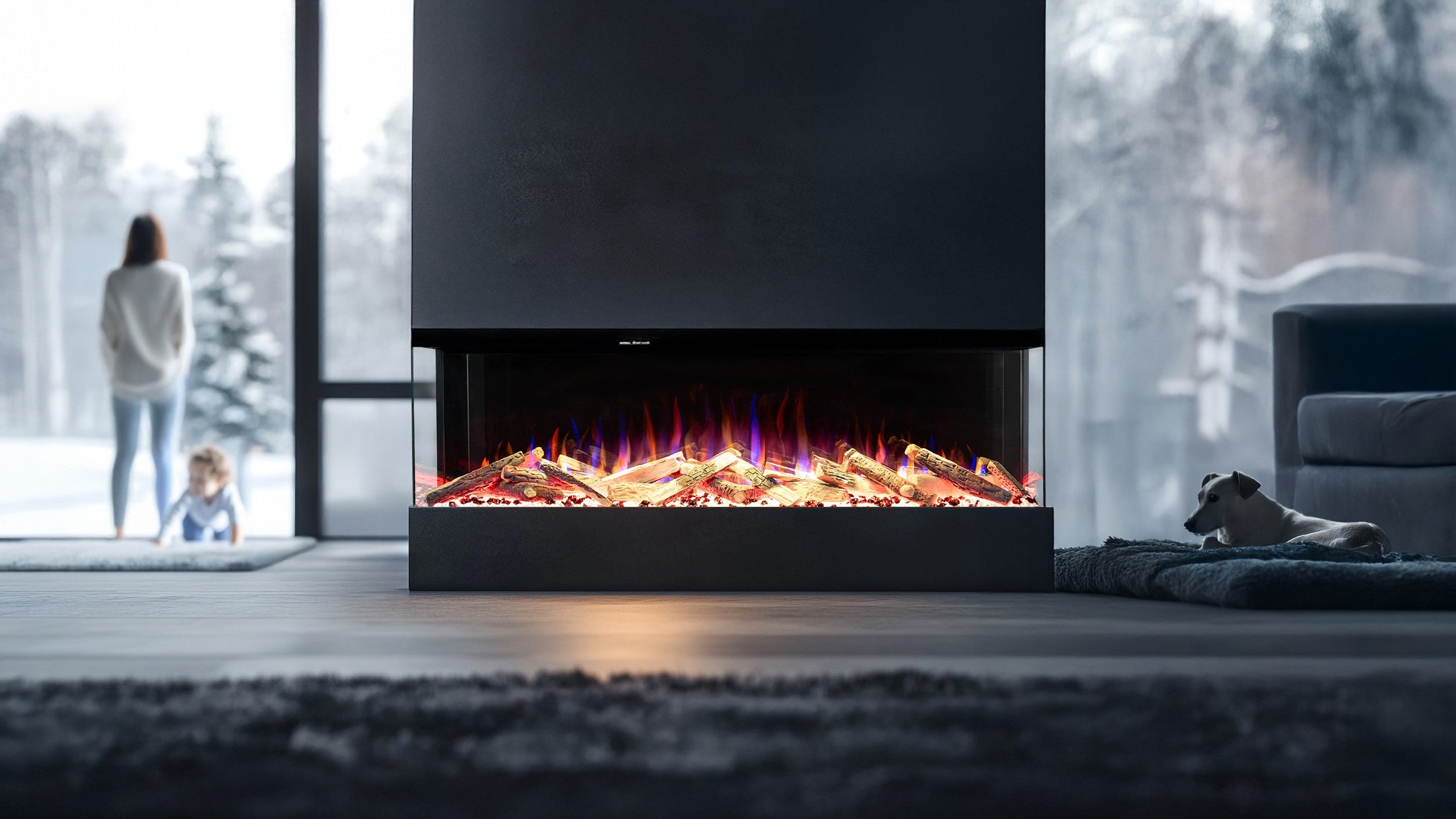 Gelijkmatige verwarming én sfeerverlichting