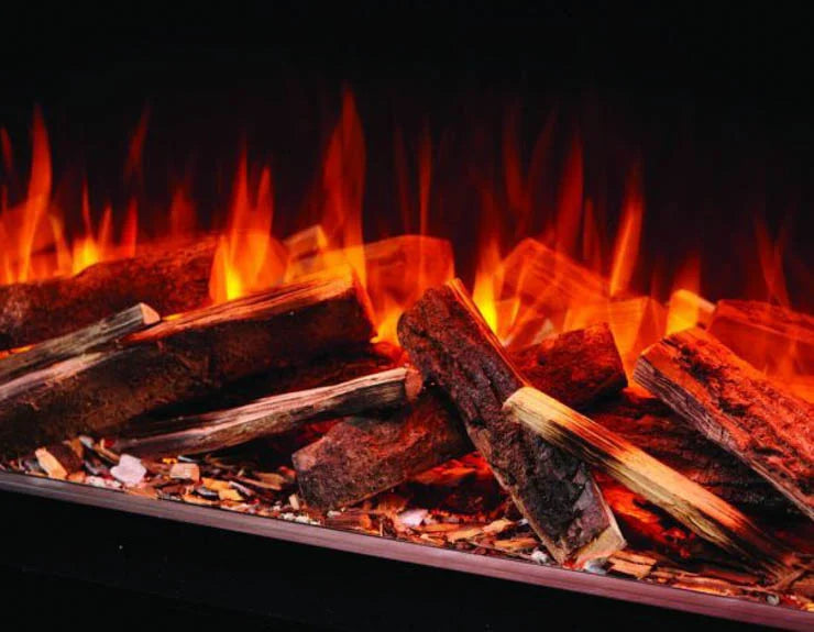 3D-vlammenscherm met multicolor vlam