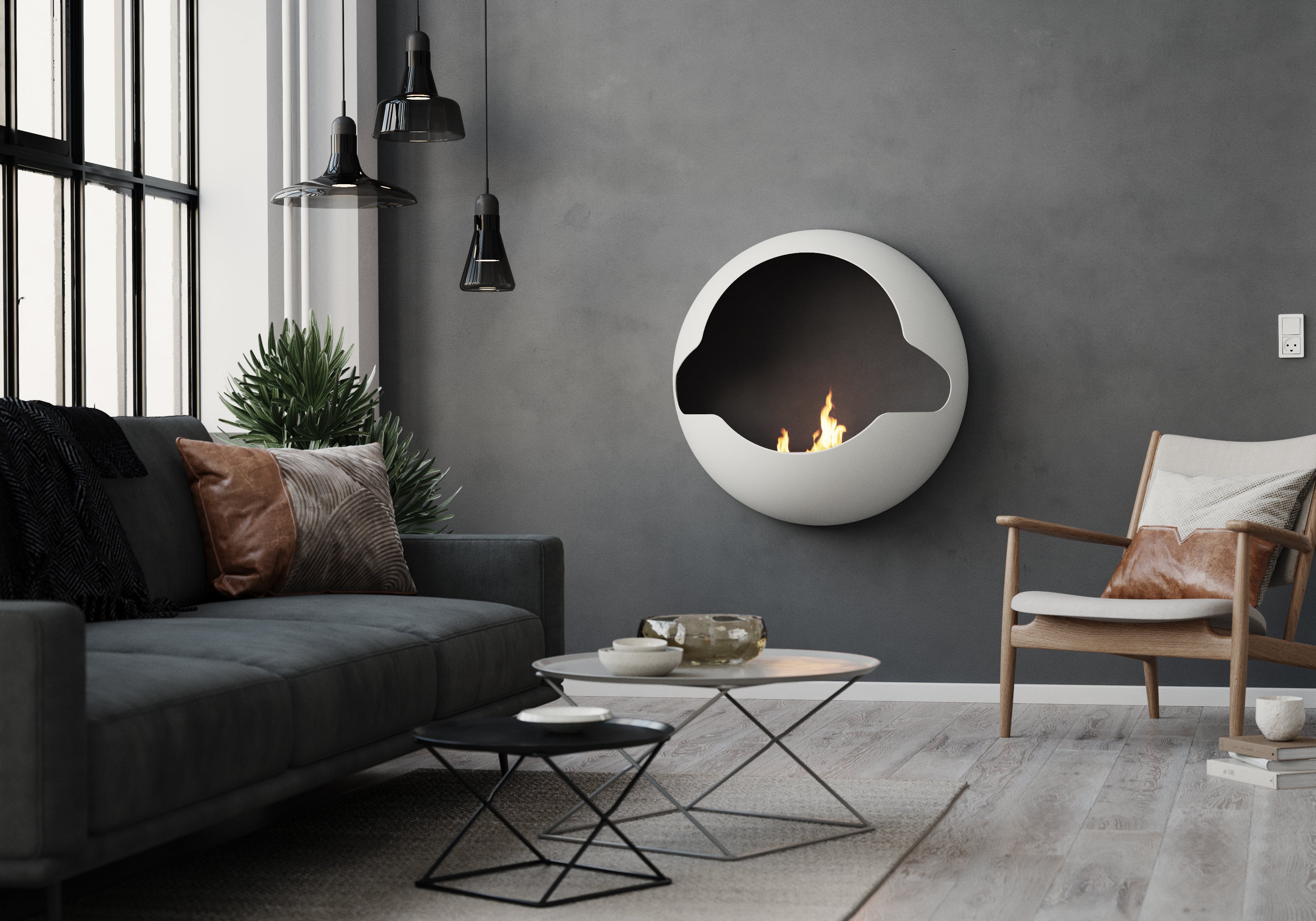 Geen rookkanaal of schoorsteen nodig