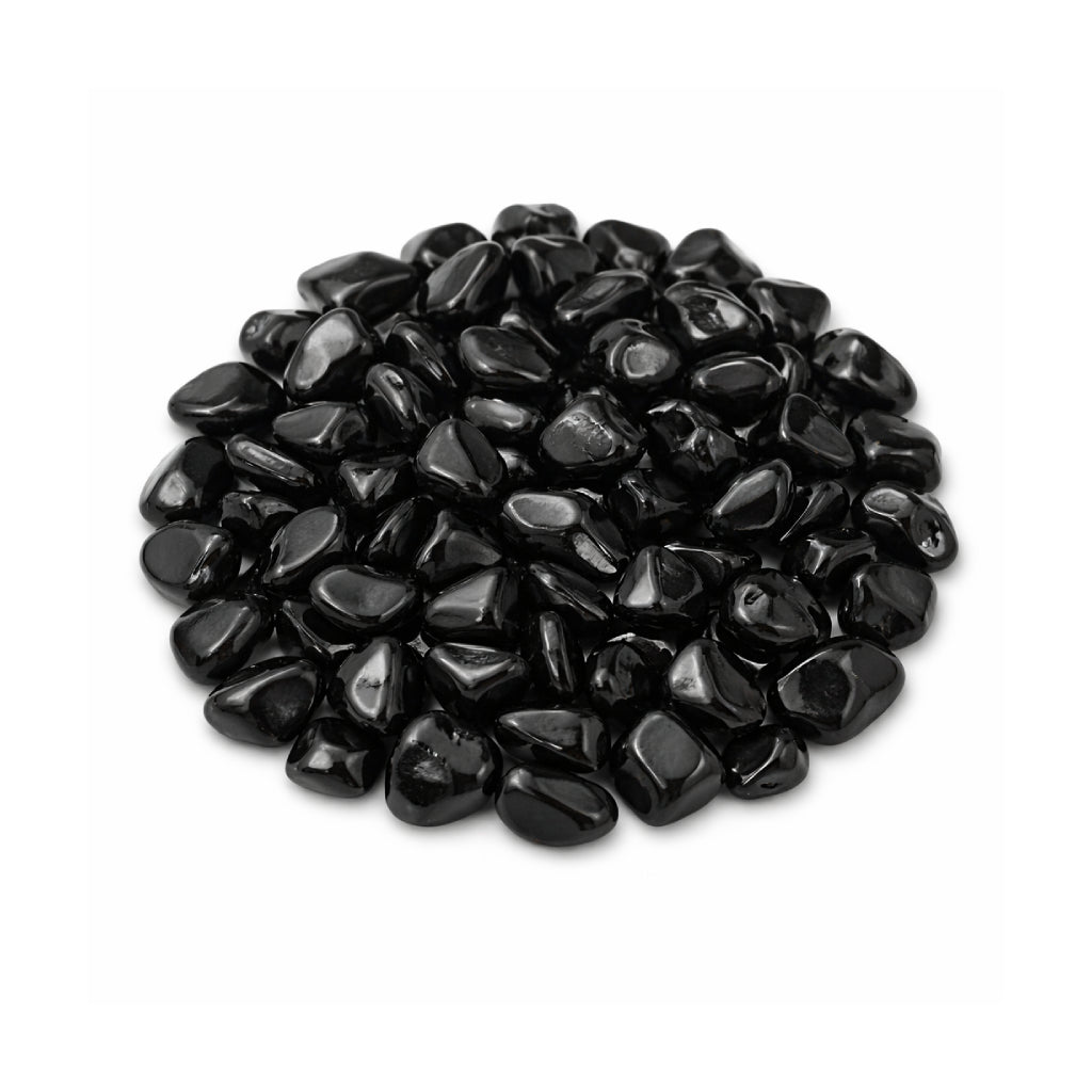 Luxe zwarte glazen decoratie stenen