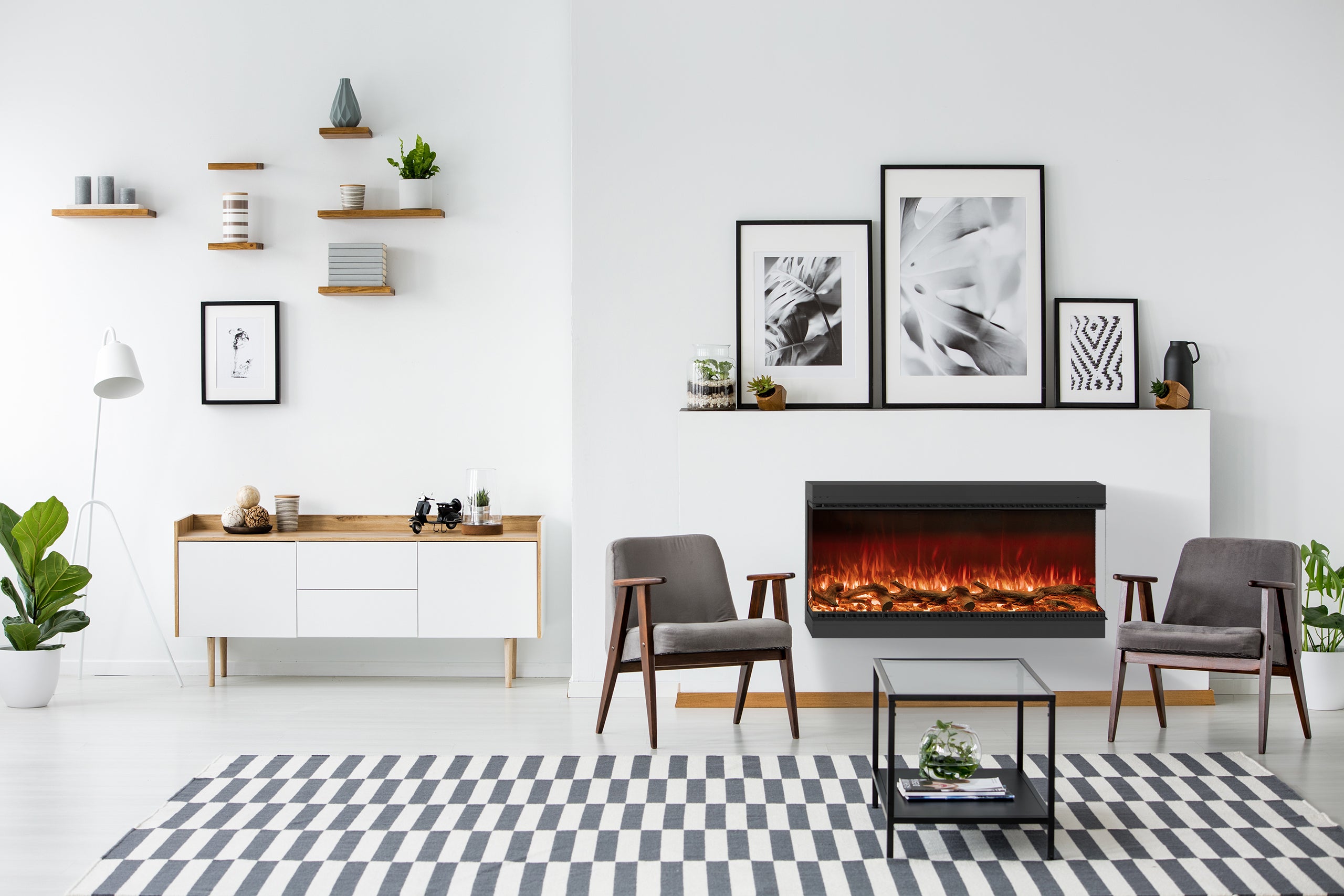 Op de wand gemonteerd