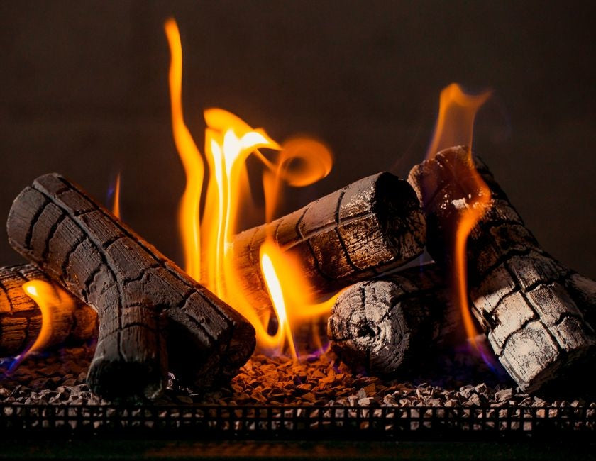 Realistisch en authentiek vuurbeeld
