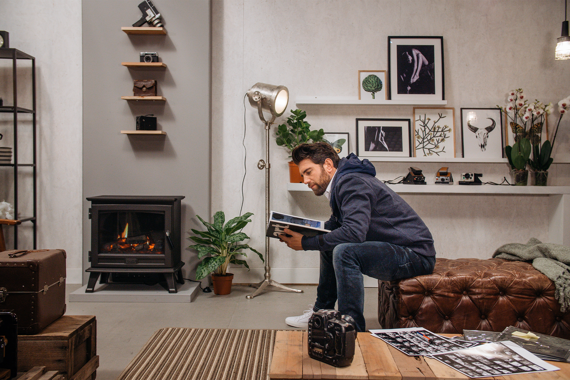 Overal het gevoel van een echte houtkachel