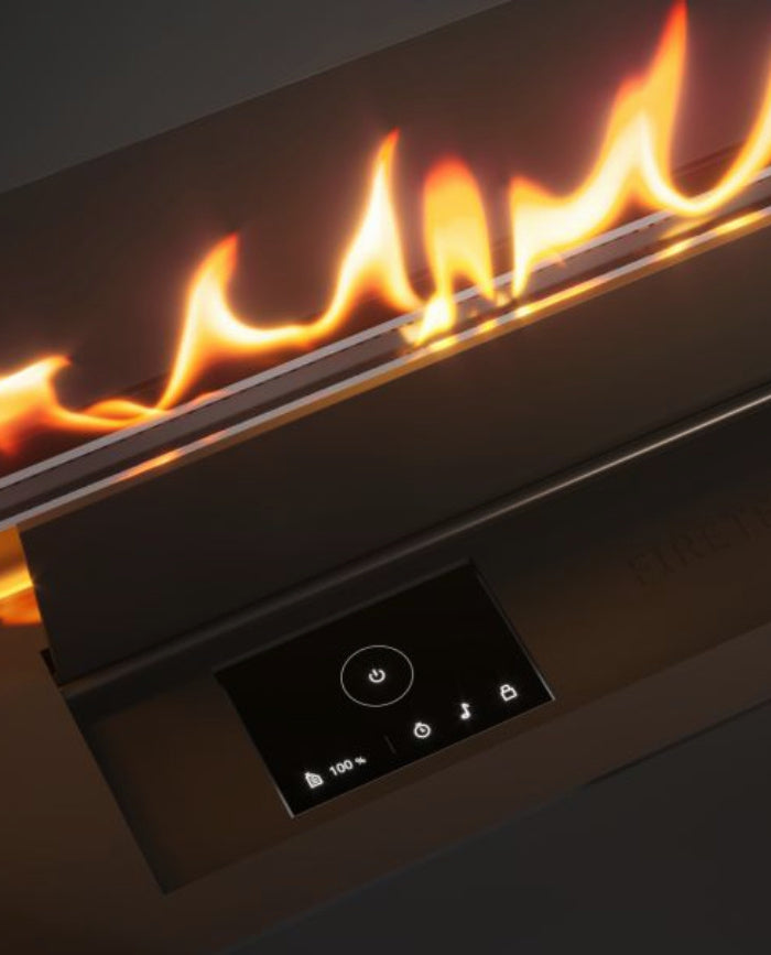 Touchsensor op de haard