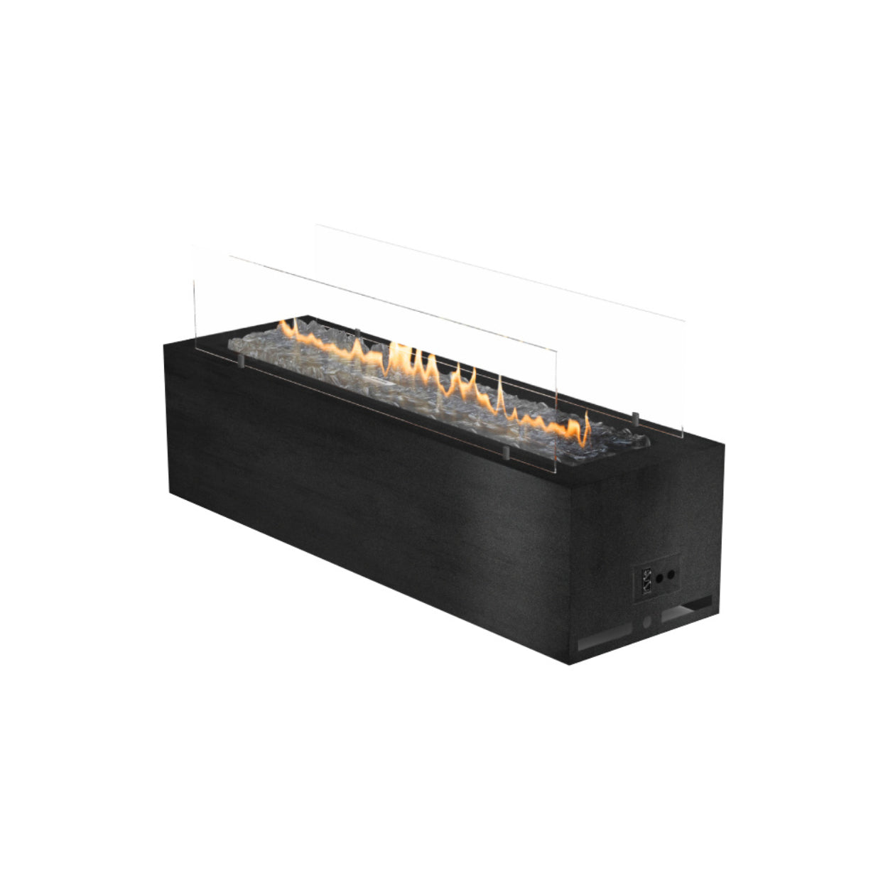 Planika_Galio_zwart_Corten_buitenhaard_terrashaard_vuurschaal_vuurkorf_Gashaard_Buiten_Tuinhaard