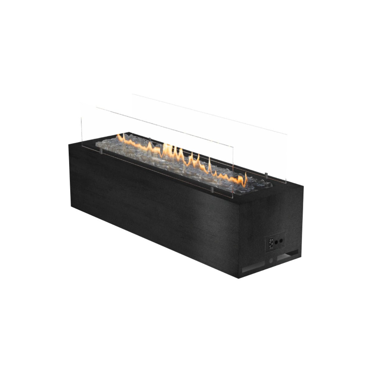 Planika_Galio_zwart_Corten_buitenhaard_terrashaard_vuurschaal_vuurkorf_Gashaard_Buiten_Tuinhaard