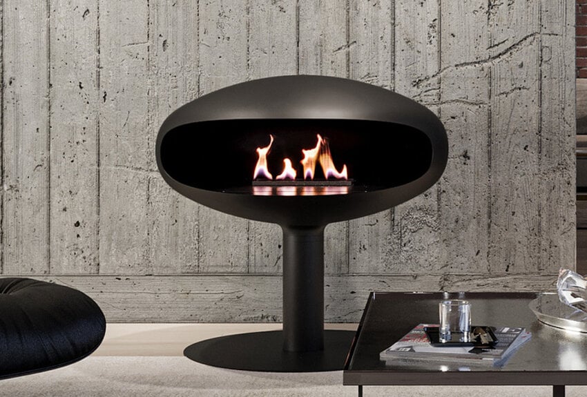 Vrijstaande bio-ethanol haarden van Icon Fires