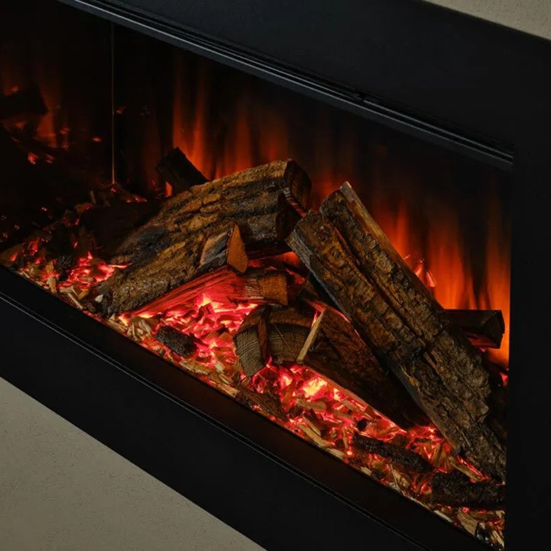 Realistisch vuurbeeld met Deluxe Real Logs