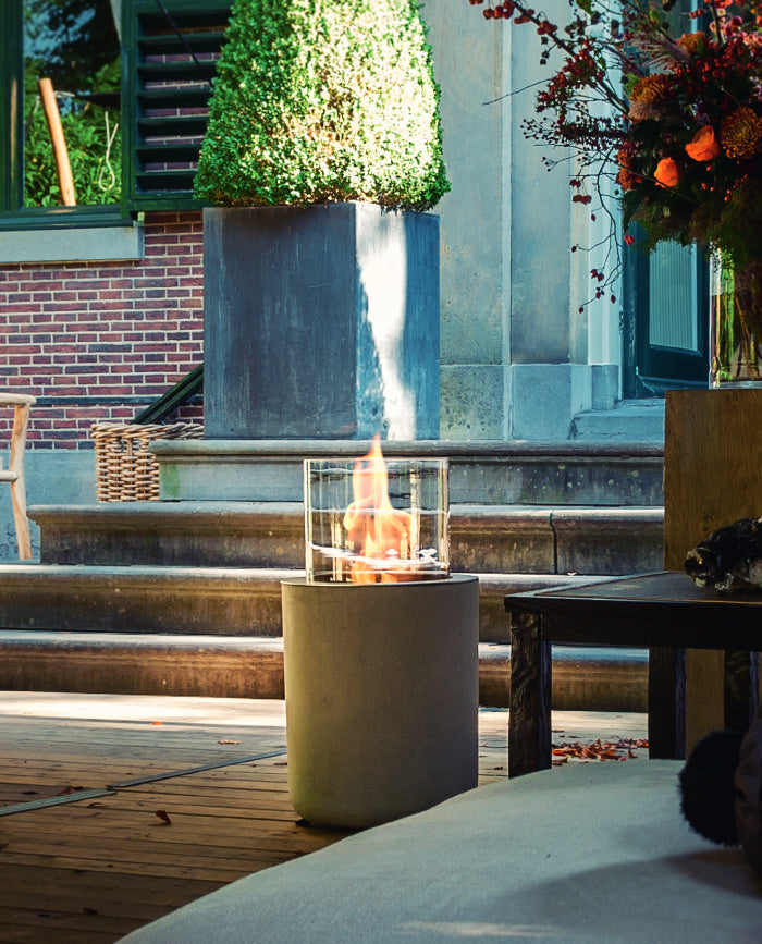 Stijlvol design en sfeervol vuur