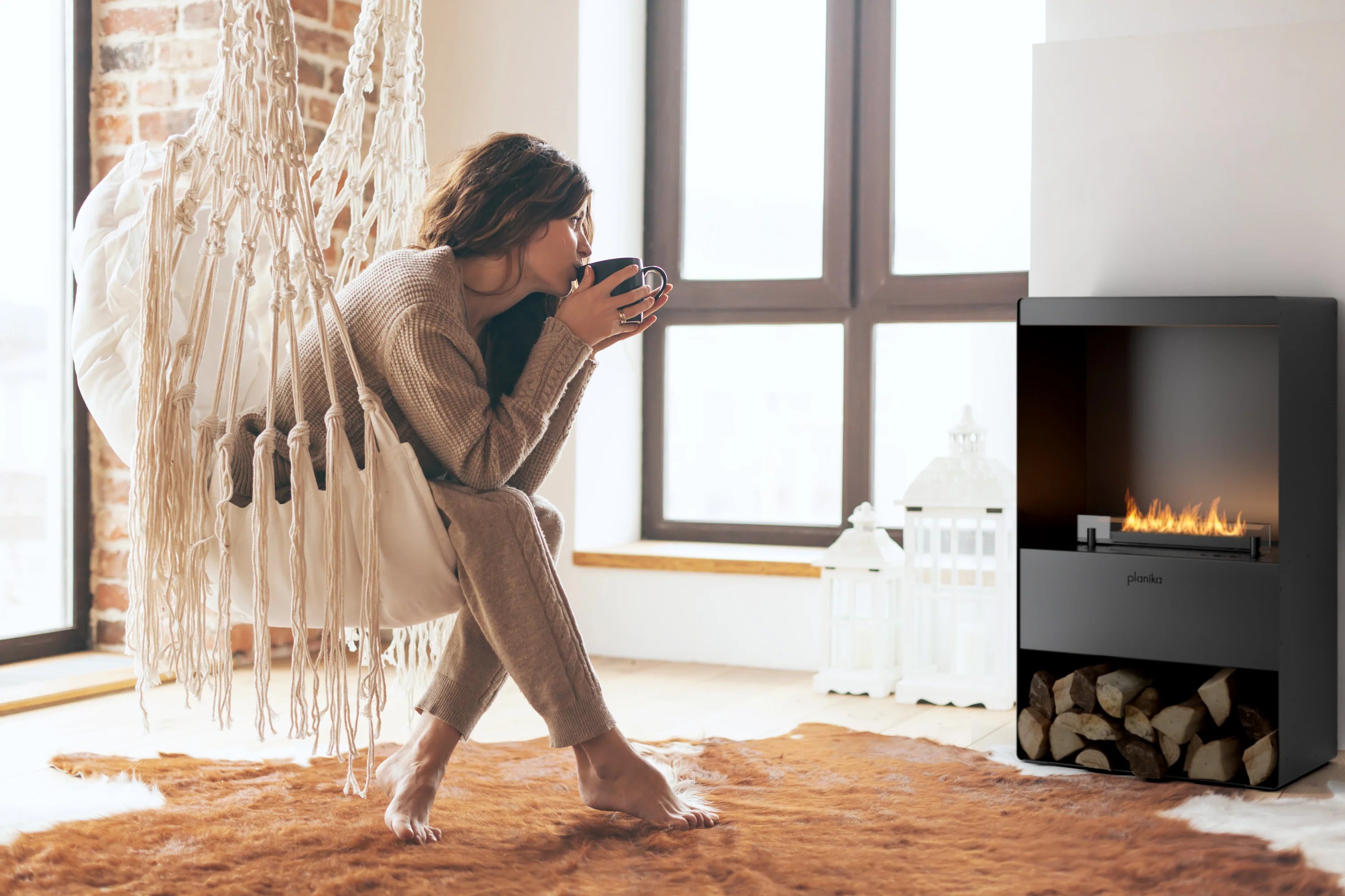 Bio-ethanol haarden automatisch